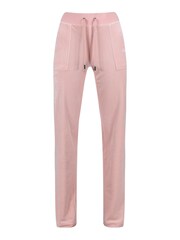 Pink - Juicy Couture Velours-Jogginghose für Damen mit geradem Bein - Bild 3 von 4