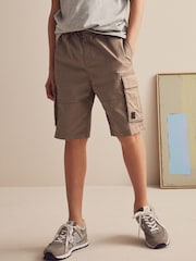 Taupe Brown Cargo Shorts (3-16yrs) - Image 1 of 5