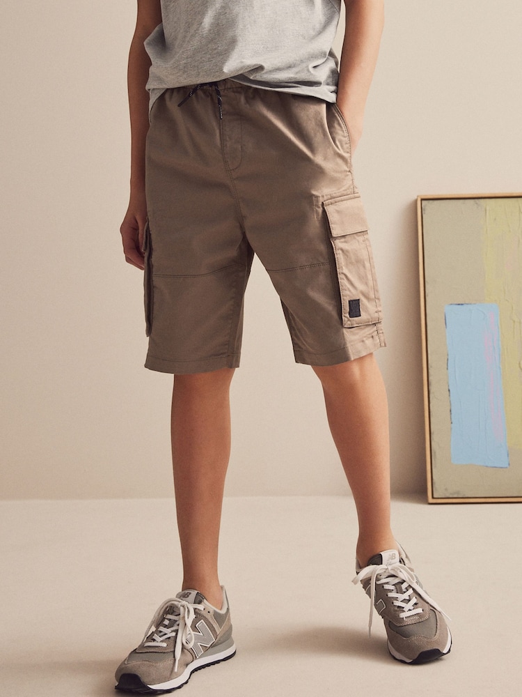 Taupe Brown Cargo Shorts (3-16yrs) - Image 1 of 5 Taupe Brown Cargo Shorts (3-16yrs) - Image 1 of 5