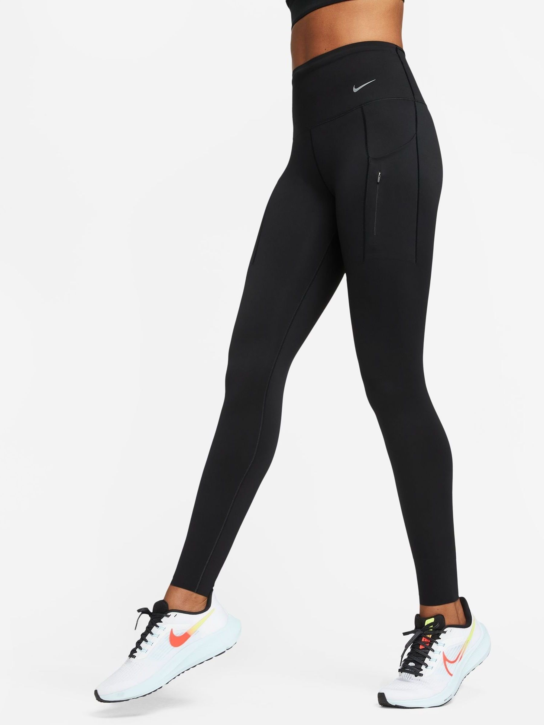 Buy Nike Black Premium Go Firm Support High Waisted Full Length Leggings With Pockets from the Next UK online shop