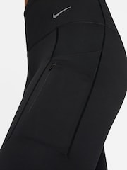 Nike Black Premium Go Firm Support High Waisted Full Length Leggings With Pockets - Image 9 of 10