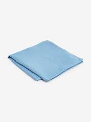 Cornflower Blue Recycled Polyester Twill Pocket Square - Image 1 of 1