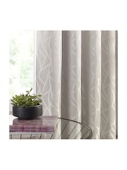 Studio G Silver Como Eyelet Curtains - Image 3 of 3