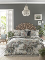 Clarke & Clarke Mineral Blue Habitat Duvet Cover and Pillowcase Set - Image 1 of 4