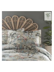 Clarke & Clarke Mineral Blue Habitat Duvet Cover and Pillowcase Set - Image 3 of 4