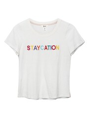 Khost Clothing Cream Slogan T-Shirt - Image 5 of 5