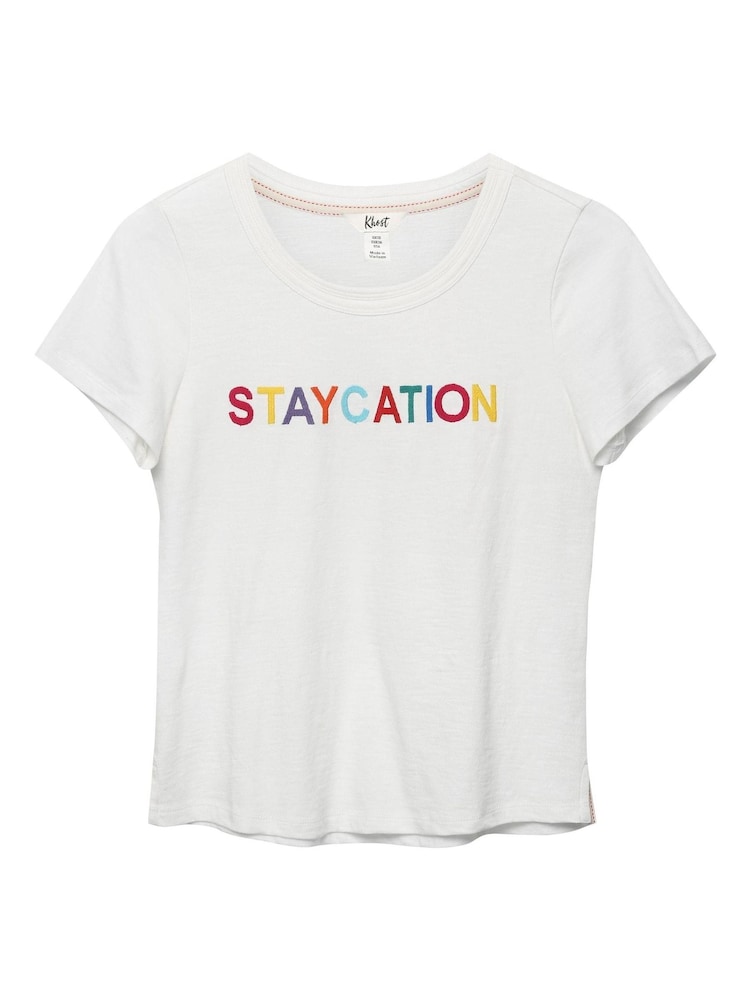 Khost Clothing Cream Slogan T-Shirt - Image 5 of 5