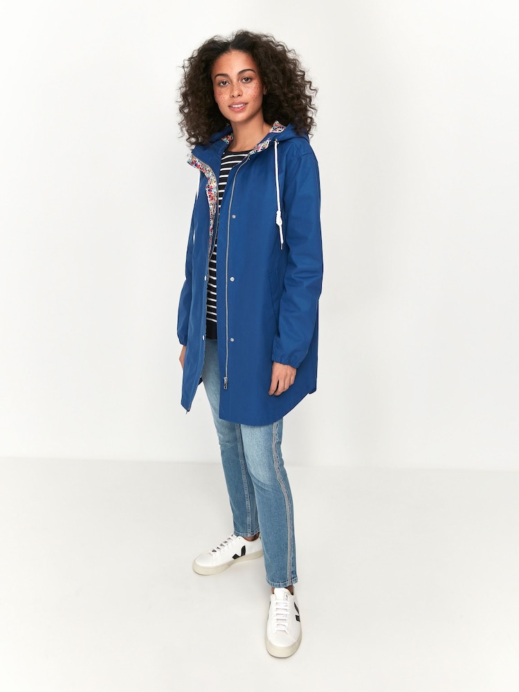Khost Clothing Blue Showerproof Mac Raincoat - Image 2 of 3