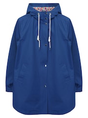 Khost Clothing Blue Showerproof Mac Raincoat - Image 3 of 3