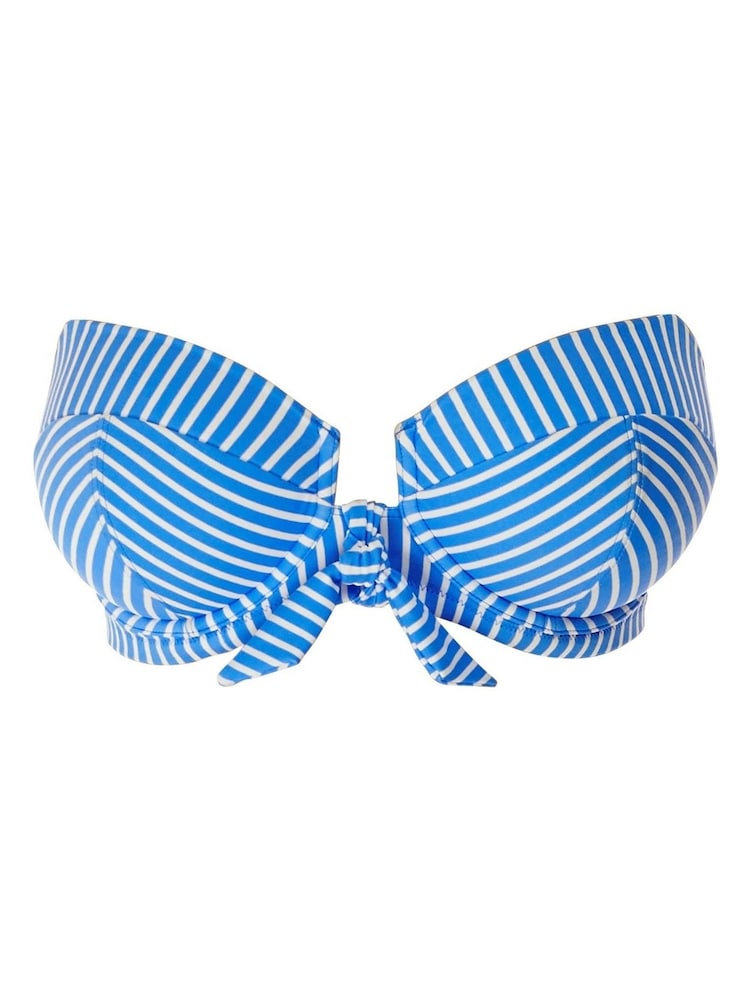 Freya Blue Moon Beach Hut Underwire Bandeau Bikini Top - Image 6 of 6