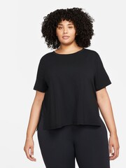 Nike Black Dri-Fit Curve Yoga Top - Image 1 of 4