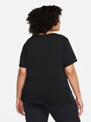 Nike Black Dri-Fit Curve Yoga Top - Image 2 of 4