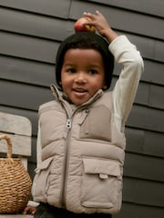 Stone Padded Gilet (3mths-10yrs) - Image 1 of 7