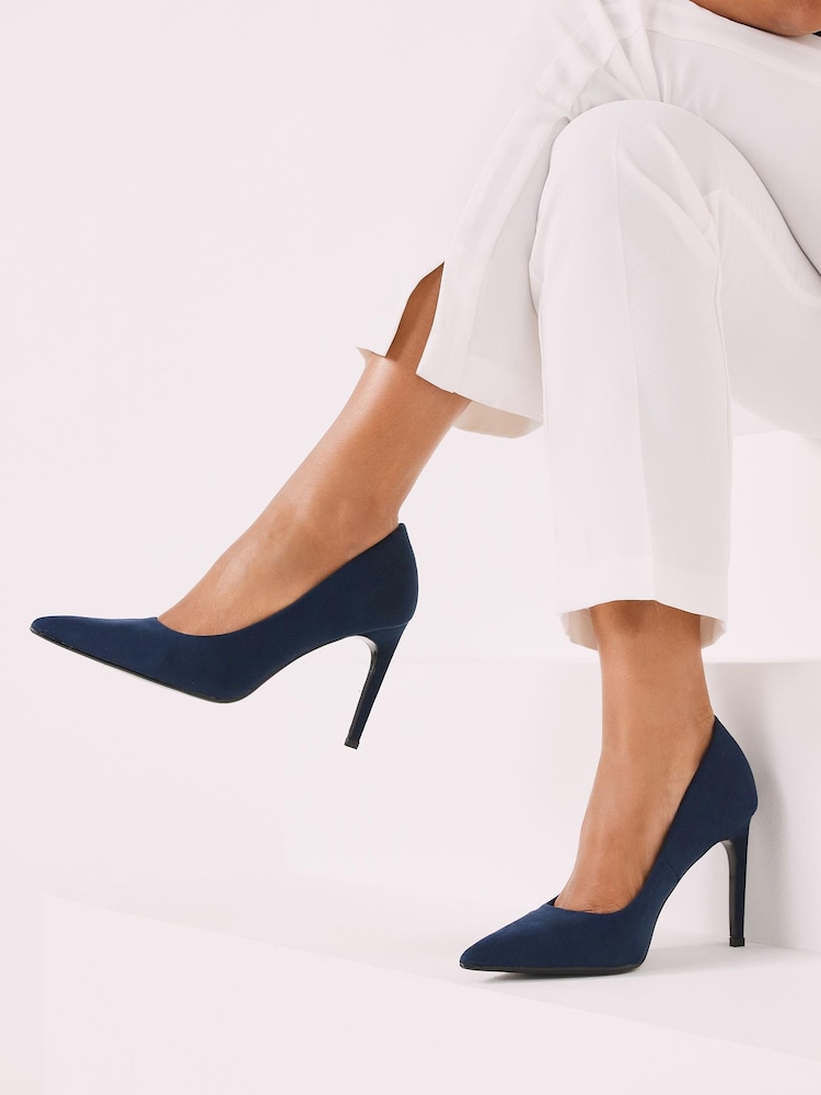 Mornarica - Koničasti salonarji Forever Comfort® - Slika 1 iz 7 Mornarica - Koničasti salonarji Forever Comfort® - Slika 1 iz 7