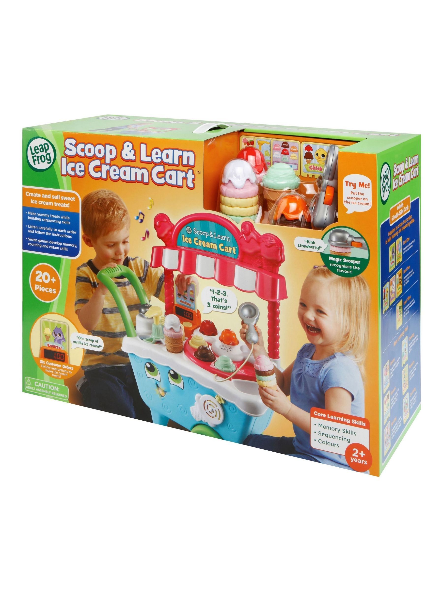 Buy Leapfrog Toys Natural Scoop And Learn Ice Cream Cart from the Next UK online shop
