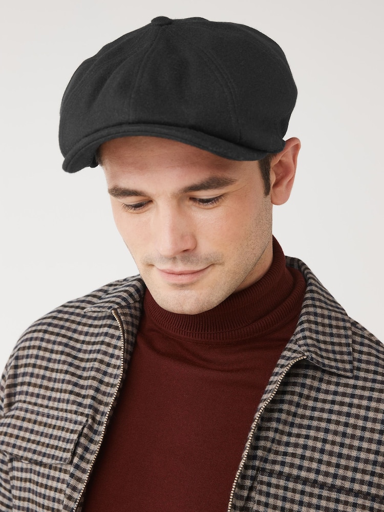 Noir - Chapeau de garçon de baker - Image 3 of 5