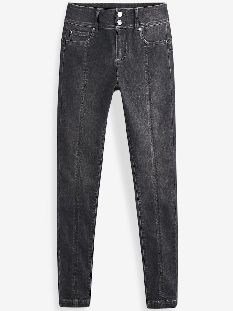 Grey Firm And Shape Skinny Jeans - Image 5 of 5