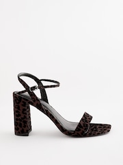 Animal Print - Forever Comfort® Schlichte Sandalen mit Blockabsatz - Bild 2 von 8