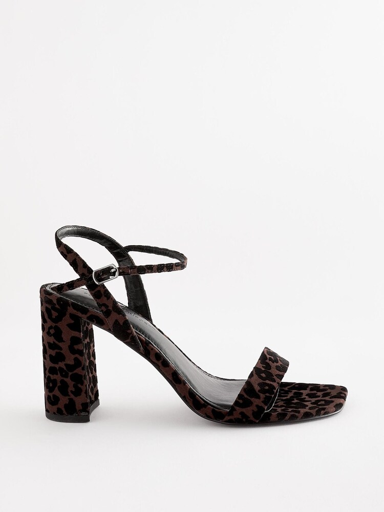 Animal Print - Forever Comfort® Schlichte Sandalen mit Blockabsatz - Bild 2 von 8