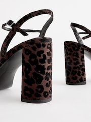 Animal Print - Forever Comfort® Schlichte Sandalen mit Blockabsatz - Bild 5 von 8