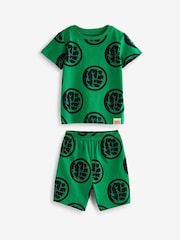 Marvel 100% Cotton Short Pyjamas 3 Pack (12mths-12yrs) - Image 2 of 14