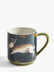 MM Living Set of 4 Blue Briar Stacking Mugs - Image 3 of 4