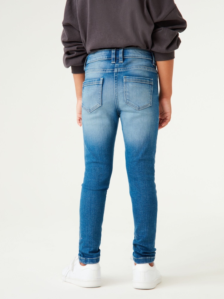 Mittelblau/Denim/Distressed - Skinny Jeans (3–16Jahre) - Bild 2 von 6