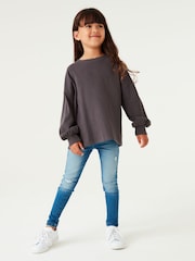 Mittelblau/Denim/Distressed - Skinny Jeans (3–16Jahre) - Bild 3 von 6