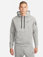 Nike Dark Grey Therma-FIT Pullover Training Hoodie - Image 1 of 13