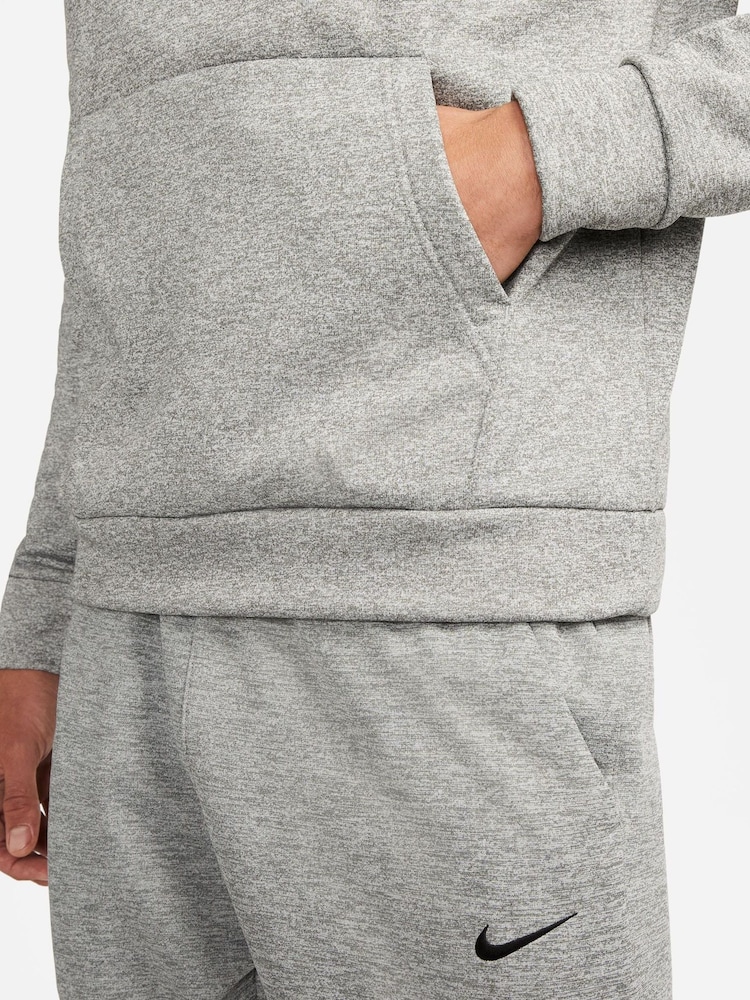 Nike Dark Grey Therma-FIT Pullover Training Hoodie - Image 13 of 13