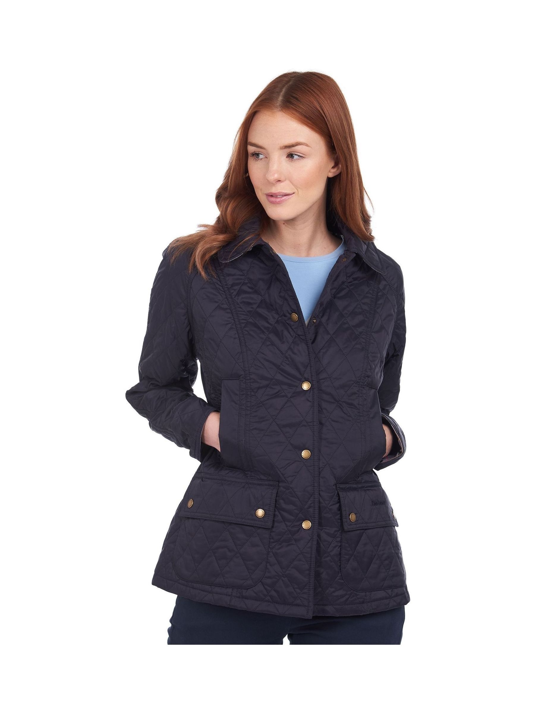 Buy Barbour Navy Blue Summer Beadnell Quilt Jacket from Next Germany