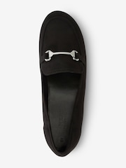 Black Microfibre Forever Comfort® Metal Trim Slim Sole Loafers - Image 6 of 7