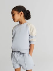 Azul - Pantalones cortos de punto de niño Harrie de Reiss - Imagen 1 de 5