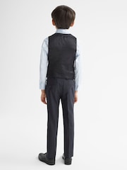Reiss Navy Hope 4-9 yrs Wool Blend Waistcoat - Image 6 of 6