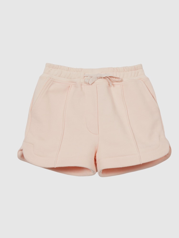 Reiss Pale Pink Harrie Junior Jersey Shorts - Image 2 of 6