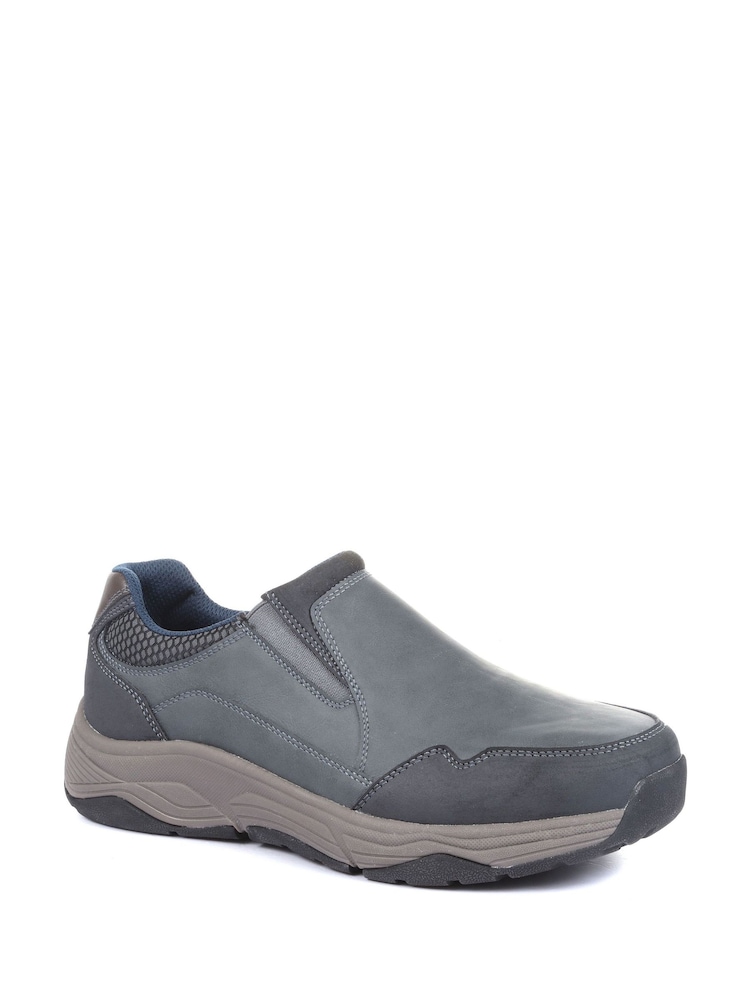 Azul - Zapatos sin cordones de corte ancho de Pavers - Imagen 2 de 5