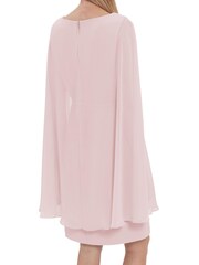 Gina Bacconi Bevin Capekleid aus Krepp und Chiffon, Pink - Bild 2 von 5