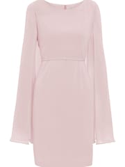 Gina Bacconi Bevin Capekleid aus Krepp und Chiffon, Pink - Bild 5 von 5
