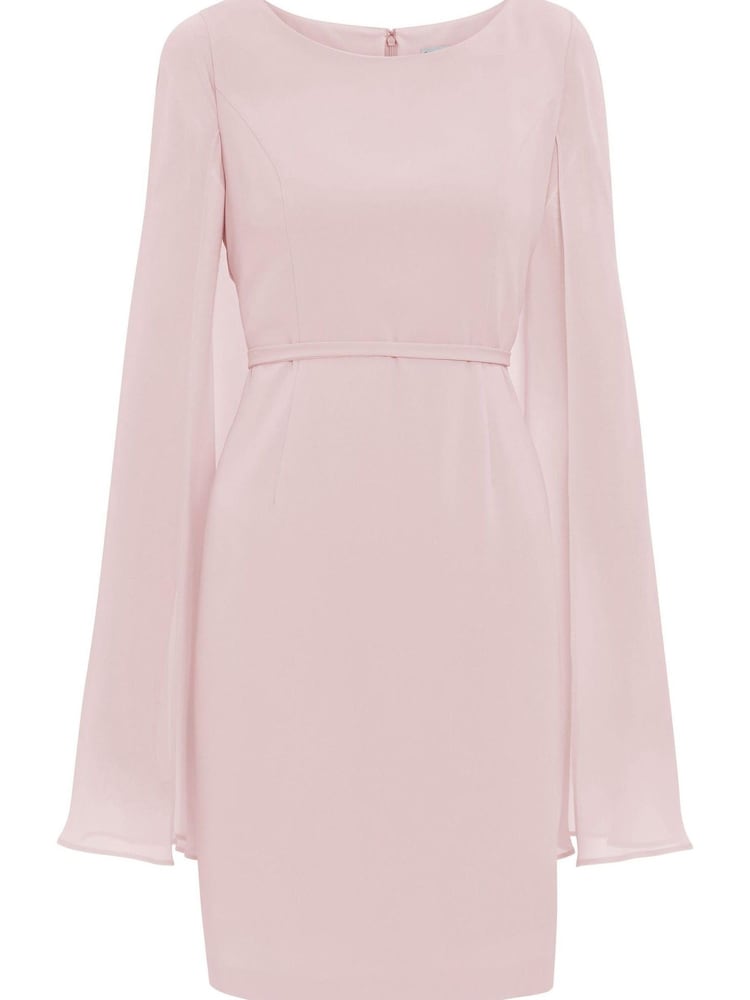 Gina Bacconi Bevin Capekleid aus Krepp und Chiffon, Pink - Bild 5 von 5 Gina Bacconi Bevin Capekleid aus Krepp und Chiffon, Pink - Bild 5 von 5