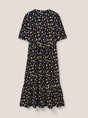 White Stuff Naya Black Jersey Dress - Image 5 of 5
