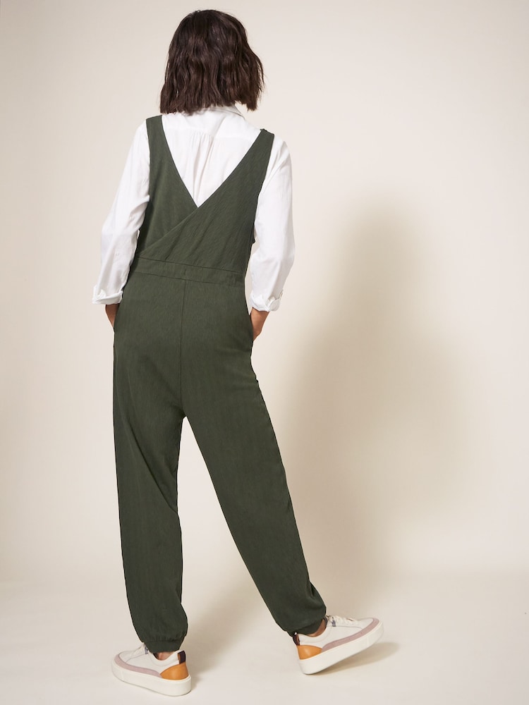White Stuff Green Jersey Lainey Jumpsuit - Image 2 of 6