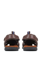 Pavers Brown Adjustable Fisherman Sandals - Image 3 of 5