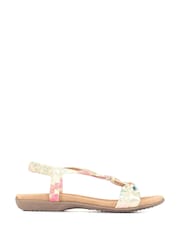 Бежевый - Сандалии Pavers Flat Strappy - Image 1 of 5
