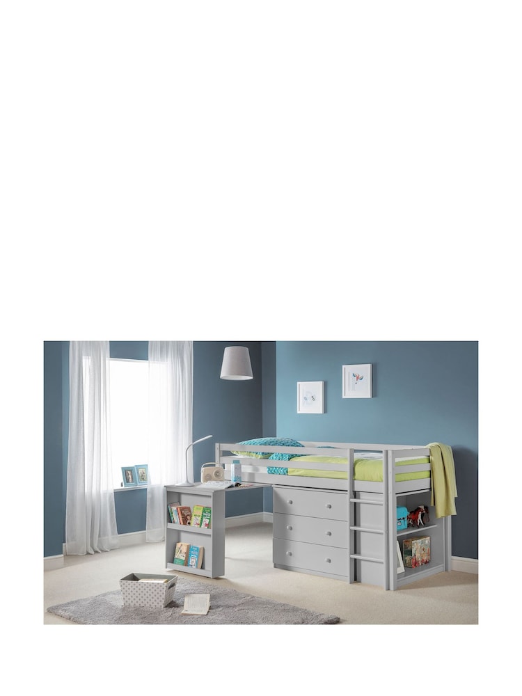 Julian Bowen Grey Roxy Bunk Bed - Image 1 of 3