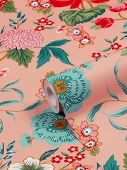 furn. Pink Azalea Bright Blooms Wallpaper - Image 1 of 3