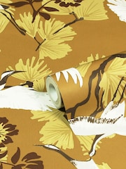 furn. Yellow Demoiselle Botanical Wallpaper - Image 1 of 3