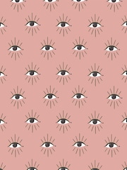 Furn Blush Pink Theia Abstract Foil Wallpaper - Image 3 of 3