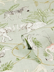 furn. Green Serengeti Animals Wallpaper - Image 3 of 3