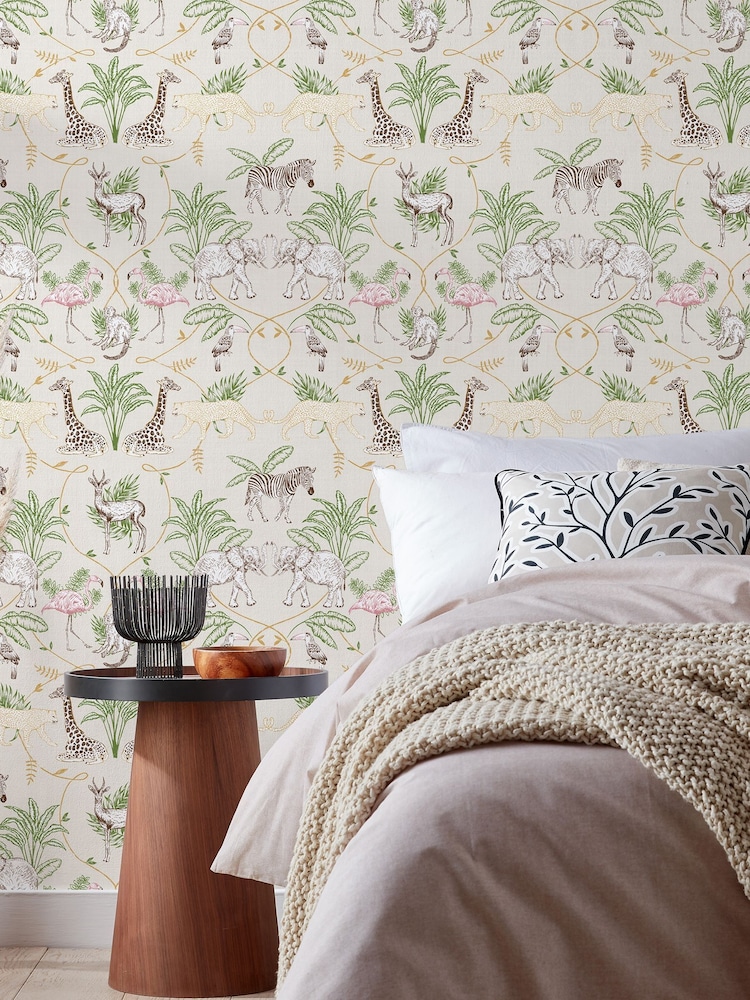 furn. Natural Serengeti Animals Wallpaper - Image 1 of 3