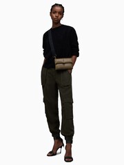 AllSaints Green Frieda TENCEL™ Trousers - Image 1 of 7